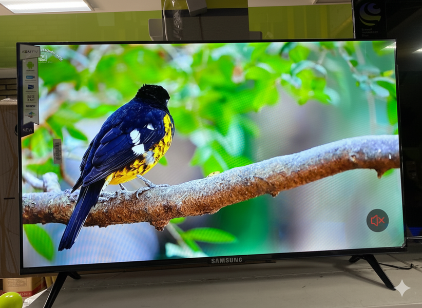 Телевізор Samsung 43 Smart TV LED безрамковий з голосовим управління Wi-Fi 4K UHD Самсунг Смарт ТВ 2025 431520258500 фото